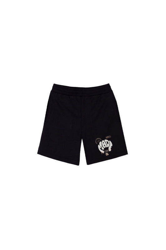 Fearfully & Wonderfully Made Black Relaxed Sweatshorts